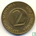 Slovénie 2 tolarja 1995 (type 2) - Image 1