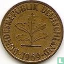 Duitsland 10 pfennig 1969 (D) - Afbeelding 1
