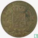 Belgien 5 Franc 1866 (kleiner Kopf - mit Punkt nach F) - Bild 1