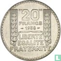 Frankrijk 20 francs 1938 - Afbeelding 1