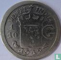 Indes néerlandaises 1/10 gulden 1912 - Image 1