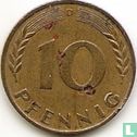 Duitsland 10 pfennig 1969 (D) - Afbeelding 2