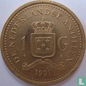 Antilles néerlandaises 1 gulden 1991 - Image 1