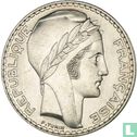 France 20 francs 1938 - Image 2