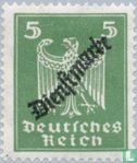 Overprint on postage stamps - Image 1