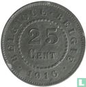 Belgium 25 centimes 1916 - Image 1