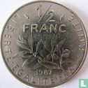 Frankreich ½ Franc 1987 - Bild 1