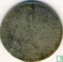 Nederlands-Indië 1 dollar 1902 Plantagegeld, Sumatra, Asahan Tabak maatschappij SILAU - Afbeelding 2