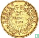 France 20 francs 1855 (D) - Image 1