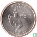 États-Unis ¼ dollar 2007 (D) "Wyoming" - Image 1