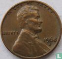 États-Unis 1 cent 1968 (S) - Image 1