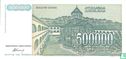 Yougoslavie 500 000 dinars - Image 2