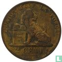 Belgium 2 centimes 1869 - Image 2