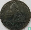 Belgique 2 centimes 1863 - Image 2