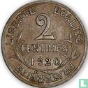 Frankrijk 2 centimes 1920 - Afbeelding 1