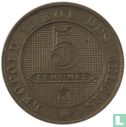 Belgium 5 centimes 1895 (FRA) - Image 2