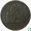 België 2 centimes 1856 - Afbeelding 2