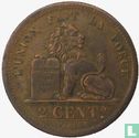 Belgium 2 centimes 1834 - Image 2