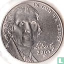 États-Unis 5 cents 2007 (D) - Image 1
