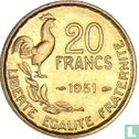 France 20 francs 1951 (without B) - Image 1