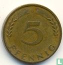 Allemagne 5 pfennig 1950 (G) - Image 2