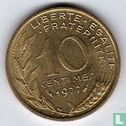 France 10 centimes 1977 - Image 1
