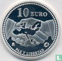 Spanje 10 euro 2005 (PROOF) "60th Anniversary of Peace and Liberty in Europe" - Afbeelding 2