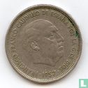 Spain 25 pesetas 1957 (61) - Image 2