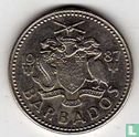 Barbados 25 cents 1987 - Image 1