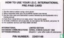 pre-paid card - Afbeelding 2