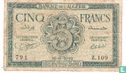 Algerije 5 Francs  - Afbeelding 2