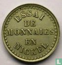 France 10 centimes 1860 (trial) - Image 1