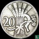Tchécoslovaquie 20 haleru 1921 - Image 2