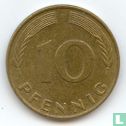 Germany 10 pfennig 1980 (F) - Image 2