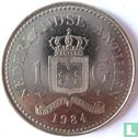 Antilles néerlandaises 1 gulden 1984 - Image 1