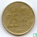 Turkije 25 bin lira 1998 - Afbeelding 1