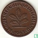 Duitsland 2 pfennig 1963 (J) - Afbeelding 1