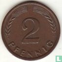Allemagne 2 pfennig 1963 (J) - Image 2