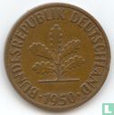 Duitsland 2 pfennig 1950 (F) - Afbeelding 1