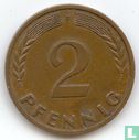 Allemagne 2 pfennig 1950 (F) - Image 2