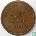 België 25 centimes 1833 Monnaie Fictive, Hermiksem - Afbeelding 2
