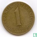 Austria 1 schilling 1963 - Image 1