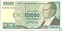 Turkije 50.000 Lira ND (1995/L1970) - Afbeelding 1