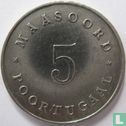 Maasoord Poortugaal 5 cent 1950 - Image 1