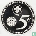 Portugal 5 euro 2007 (PROOF) "100 years World Scouting" - Afbeelding 1