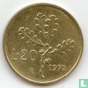 Italien 20 Lire 1972 - Bild 1