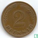 Allemagne 2 pfennig 1959 (F) - Image 2