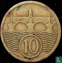 Czechoslovakia 10 haleru 1923 - Image 2
