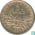 Frankrijk 5 francs 1960 - Afbeelding 1