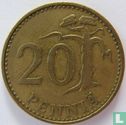 Finlande 20 penniä 1963 - Image 2